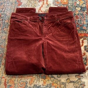 Banana Republic Burgundy Skinny Fit Pants
